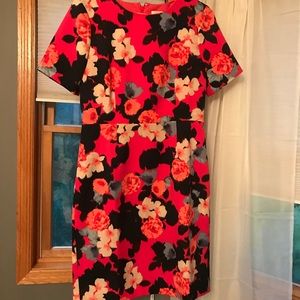 J crew factory floral dress size 10